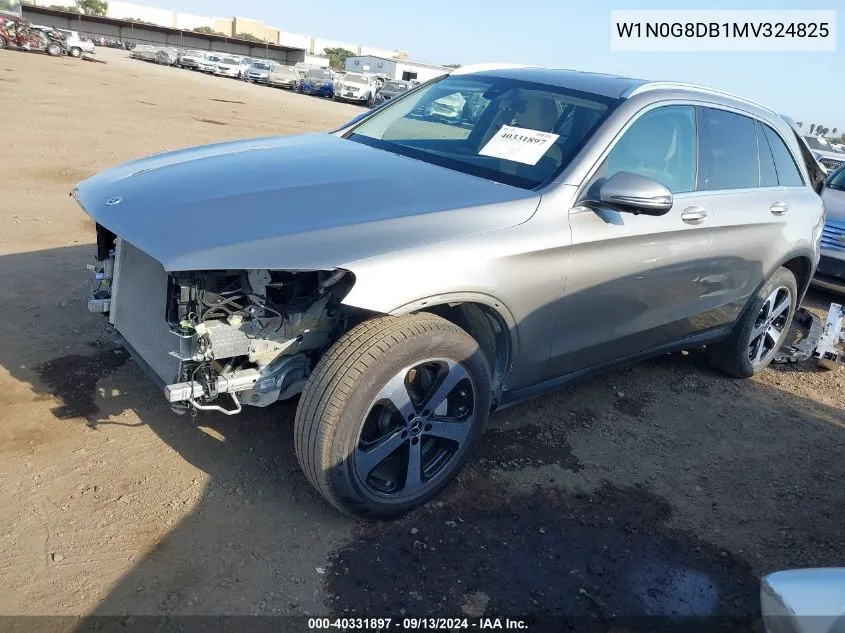 2021 Mercedes-Benz Glc 300 Suv VIN: W1N0G8DB1MV324825 Lot: 40331897