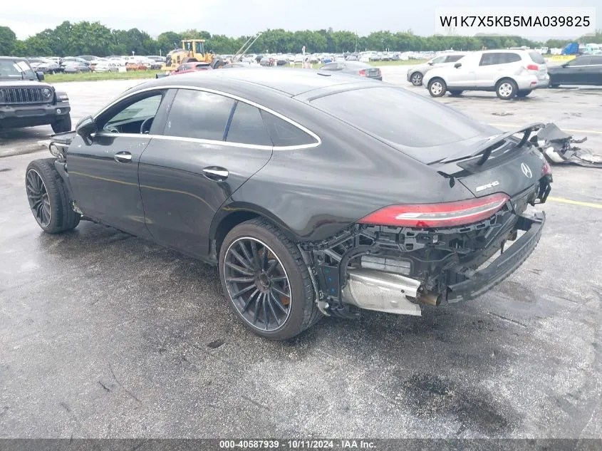 2021 Mercedes-Benz Amg Gt 43 4-Door Coupe VIN: W1K7X5KB5MA039825 Lot: 40587939