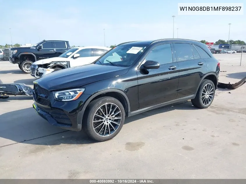 2021 Mercedes-Benz Glc 300 Suv VIN: W1N0G8DB1MF898237 Lot: 40593992