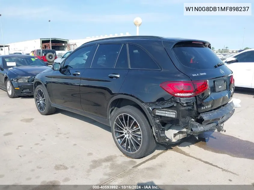 2021 Mercedes-Benz Glc 300 Suv VIN: W1N0G8DB1MF898237 Lot: 40593992