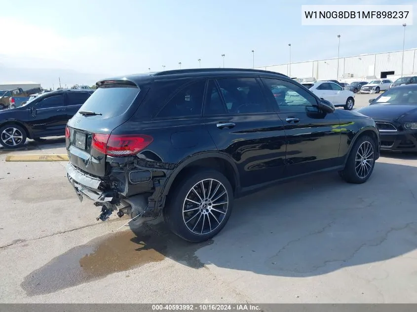 2021 Mercedes-Benz Glc 300 Suv VIN: W1N0G8DB1MF898237 Lot: 40593992