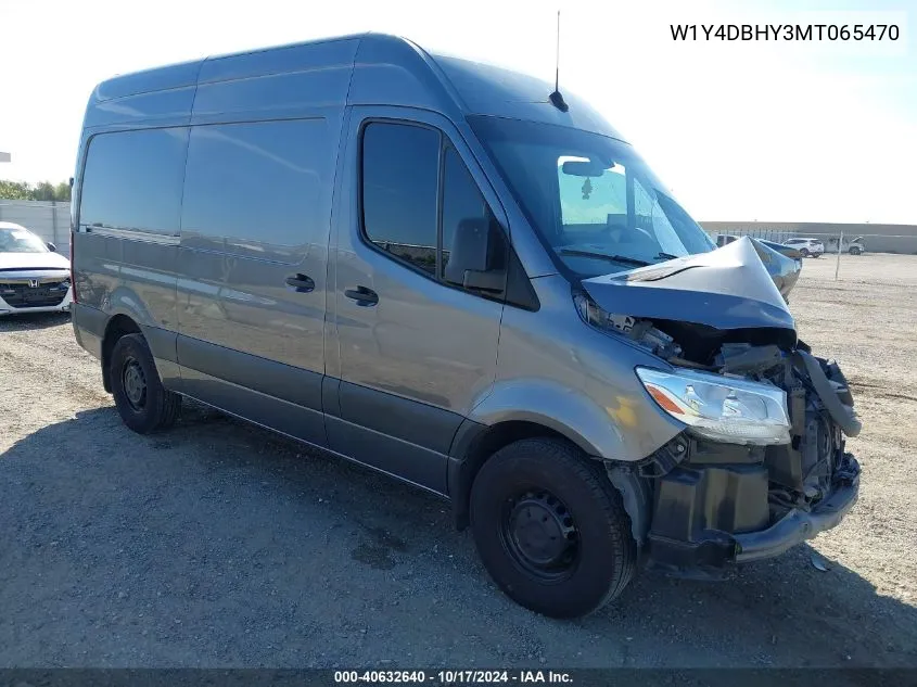 2021 Mercedes-Benz Sprinter 2500 Standard Roof I4 Diesel VIN: W1Y4DBHY3MT065470 Lot: 40632640