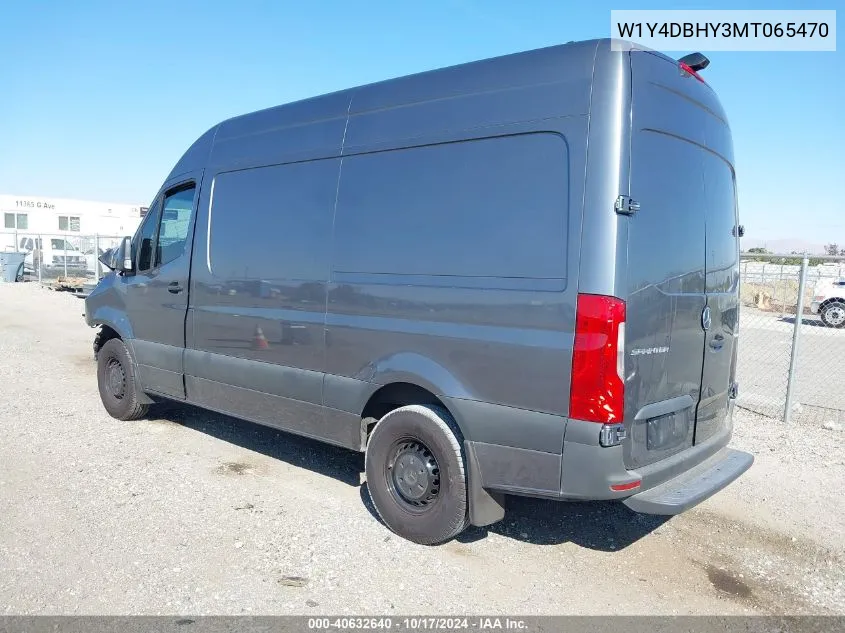 2021 Mercedes-Benz Sprinter 2500 Standard Roof I4 Diesel VIN: W1Y4DBHY3MT065470 Lot: 40632640