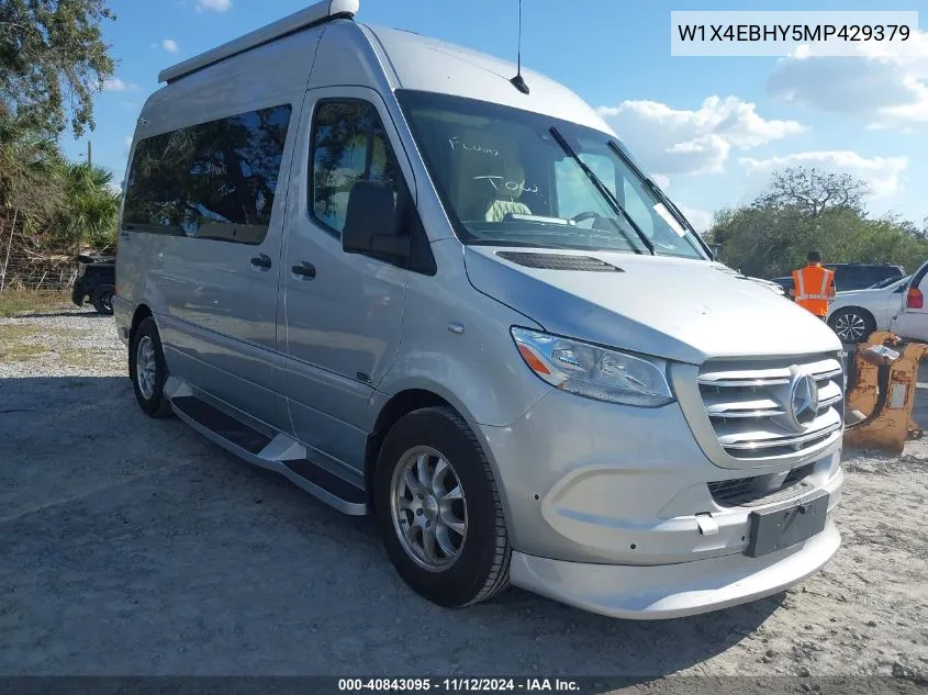 2021 Mercedes-Benz Sprinter 2500 Standard Roof V6 VIN: W1X4EBHY5MP429379 Lot: 40843095