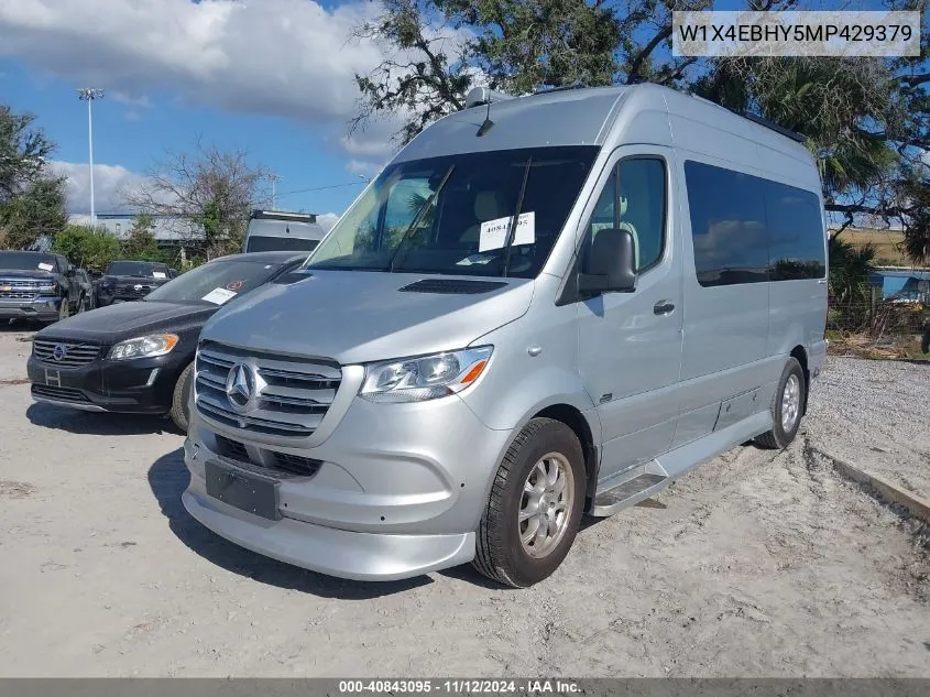 2021 Mercedes-Benz Sprinter 2500 Standard Roof V6 VIN: W1X4EBHY5MP429379 Lot: 40843095