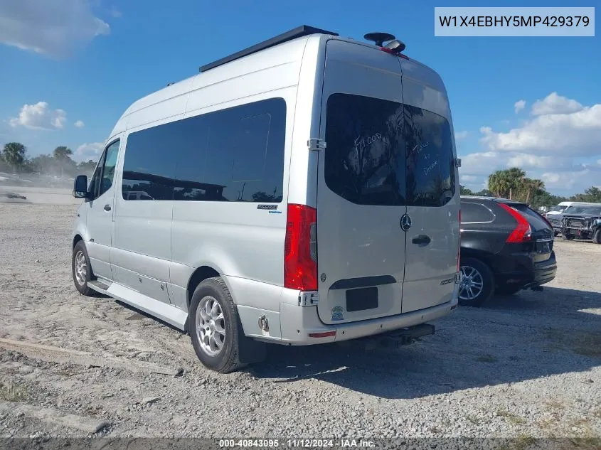 2021 Mercedes-Benz Sprinter 2500 Standard Roof V6 VIN: W1X4EBHY5MP429379 Lot: 40843095