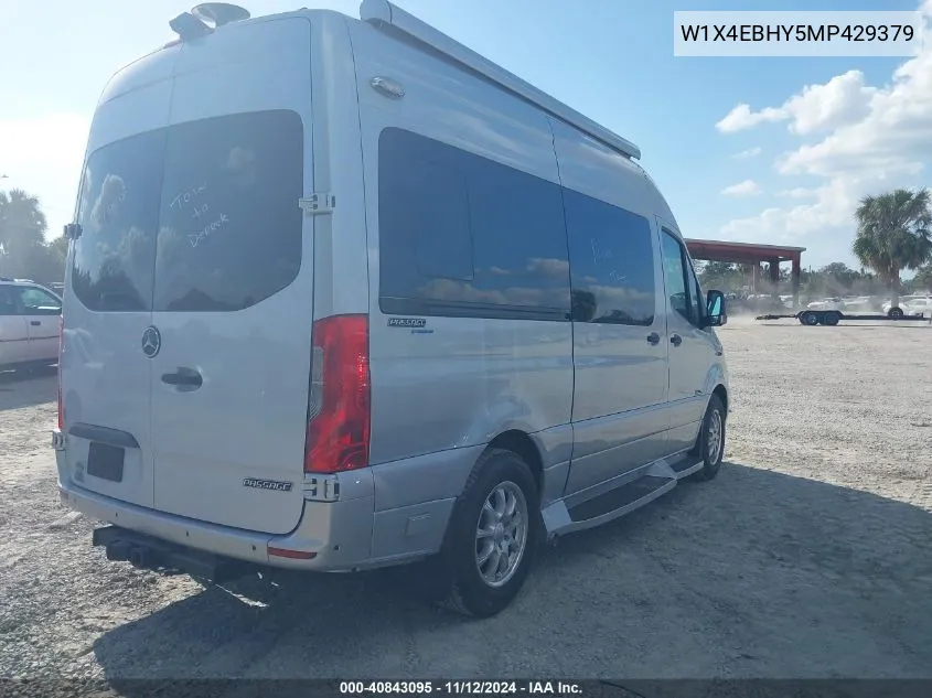 2021 Mercedes-Benz Sprinter 2500 Standard Roof V6 VIN: W1X4EBHY5MP429379 Lot: 40843095