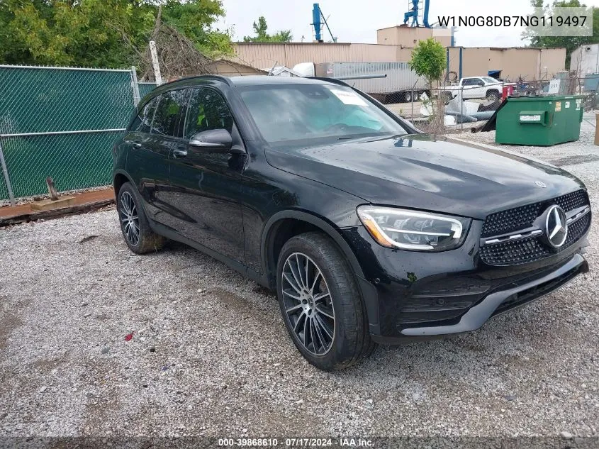 2022 Mercedes-Benz Glc 300 Suv VIN: W1N0G8DB7NG119497 Lot: 39868610