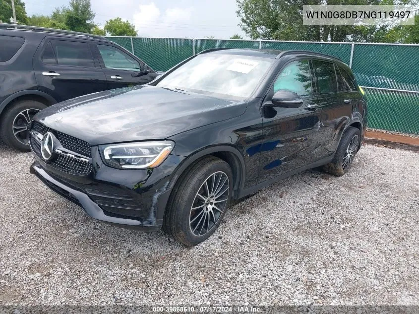 2022 Mercedes-Benz Glc 300 Suv VIN: W1N0G8DB7NG119497 Lot: 39868610