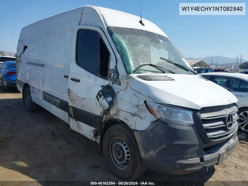 2022 Mercedes-Benz Sprinter 2500 High Roof V6 VIN: W1Y4ECHY1NT082840 Lot: 40162354