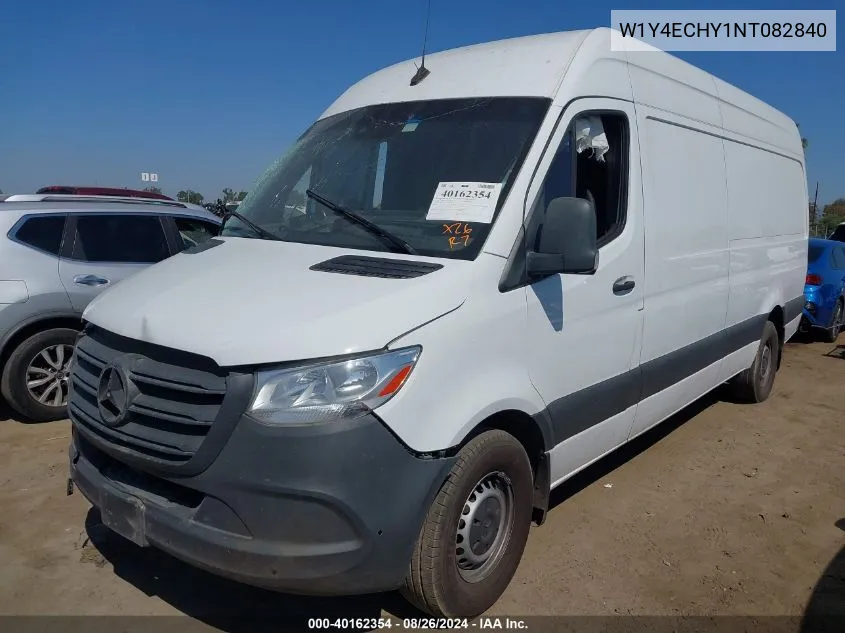 2022 Mercedes-Benz Sprinter 2500 High Roof V6 VIN: W1Y4ECHY1NT082840 Lot: 40162354