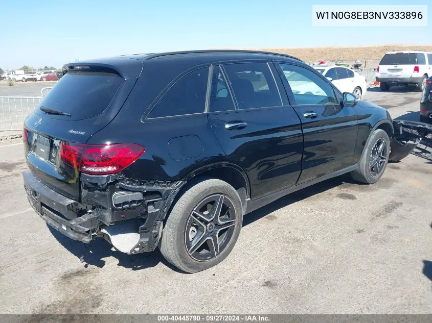 2022 Mercedes-Benz Glc 300 4Matic Suv VIN: W1N0G8EB3NV333896 Lot: 40445790