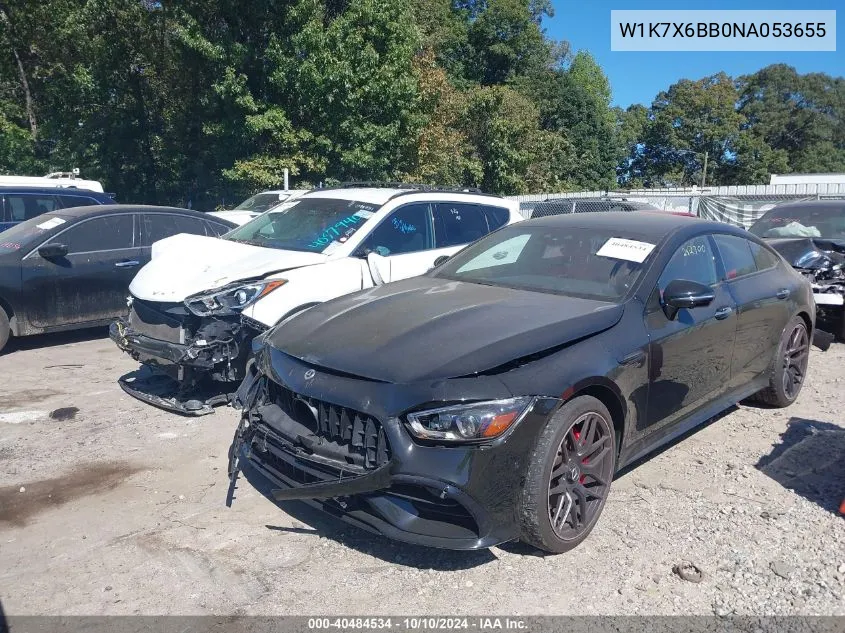 2022 Mercedes-Benz Amg Gt 53 4-Door Coupe VIN: W1K7X6BB0NA053655 Lot: 40484534