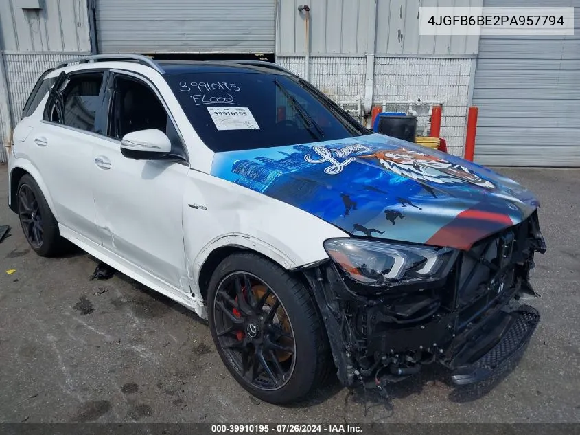 2023 Mercedes-Benz Amg Gle 53 4Matic VIN: 4JGFB6BE2PA957794 Lot: 39910195