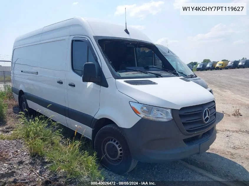 2023 Mercedes-Benz Sprinter 2500 High Roof 4-Cyl Diesel VIN: W1Y4KCHY7PT119627 Lot: 40026472