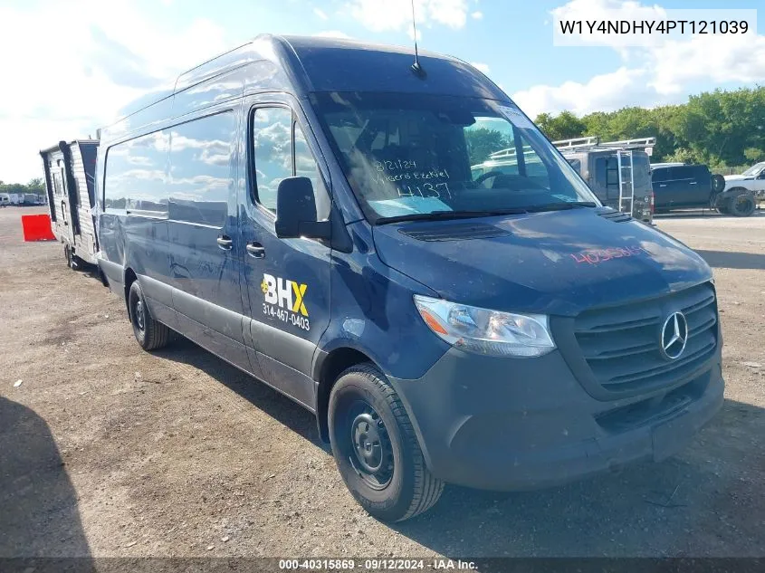 2023 Mercedes-Benz Sprinter 2500 High Roof 4-Cyl Diesel Ho VIN: W1Y4NDHY4PT121039 Lot: 40315869