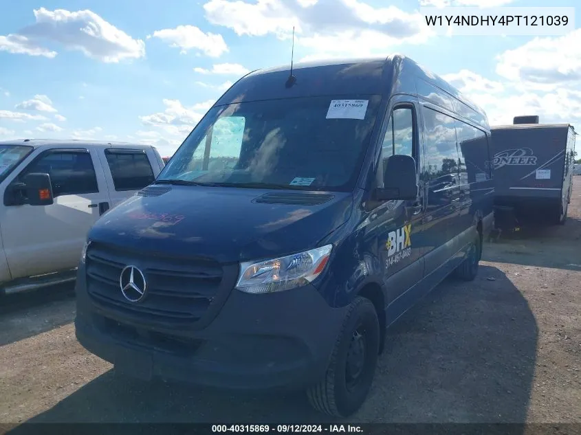 2023 Mercedes-Benz Sprinter 2500 High Roof 4-Cyl Diesel Ho VIN: W1Y4NDHY4PT121039 Lot: 40315869