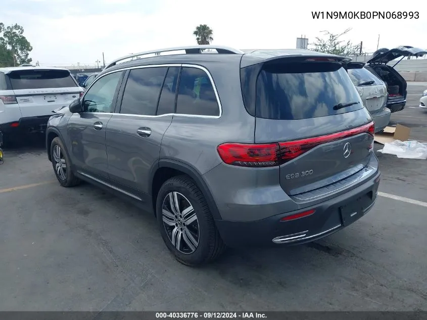 2023 Mercedes-Benz Eqb 300 Suv 4Matic VIN: W1N9M0KB0PN068993 Lot: 40336776