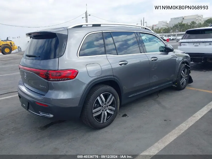 2023 Mercedes-Benz Eqb 300 Suv 4Matic VIN: W1N9M0KB0PN068993 Lot: 40336776