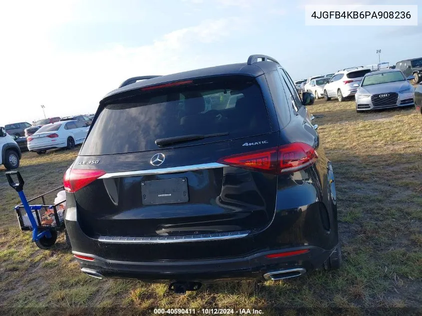 2023 Mercedes-Benz Gle 350 4Matic VIN: 4JGFB4KB6PA908236 Lot: 40590411