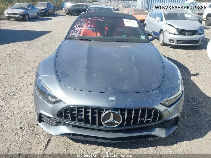 2023 Mercedes-Benz Amg Sl 43 4Matic+ VIN: W1KVK5AB4PF019886 Lot: 40603721