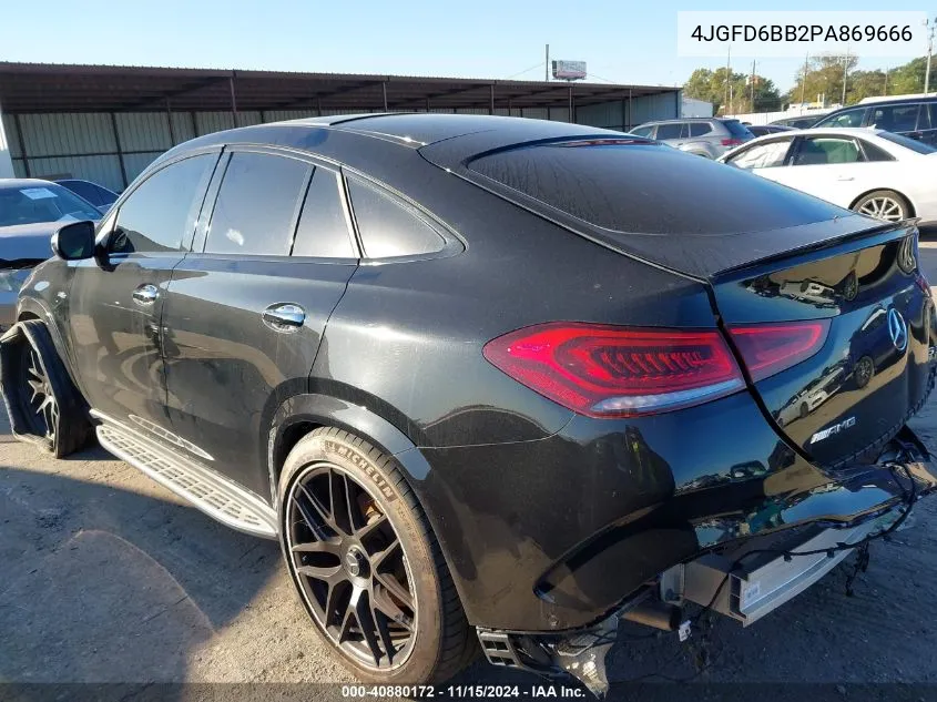 2023 Mercedes-Benz Amg Gle 53 Coupe 4Matic VIN: 4JGFD6BB2PA869666 Lot: 40880172