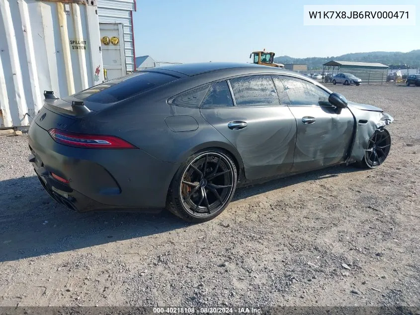 2024 Mercedes-Benz Amg Gt 63 4-Door Coupe VIN: W1K7X8JB6RV000471 Lot: 40218108