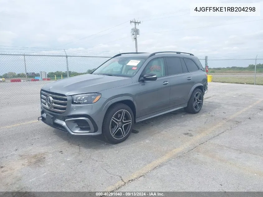 2024 Mercedes-Benz Gls 450 4Matic VIN: 4JGFF5KE1RB204298 Lot: 40291040