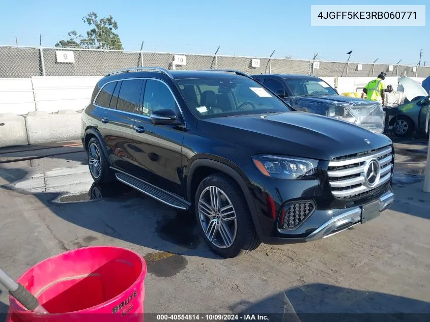 2024 Mercedes-Benz Gls 450 4Matic VIN: 4JGFF5KE3RB060771 Lot: 40554814