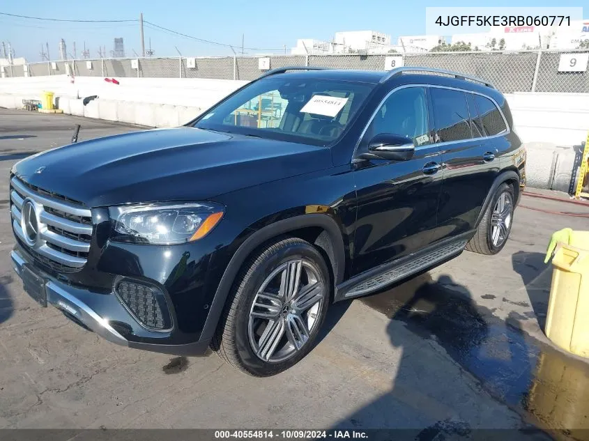 2024 Mercedes-Benz Gls 450 4Matic VIN: 4JGFF5KE3RB060771 Lot: 40554814