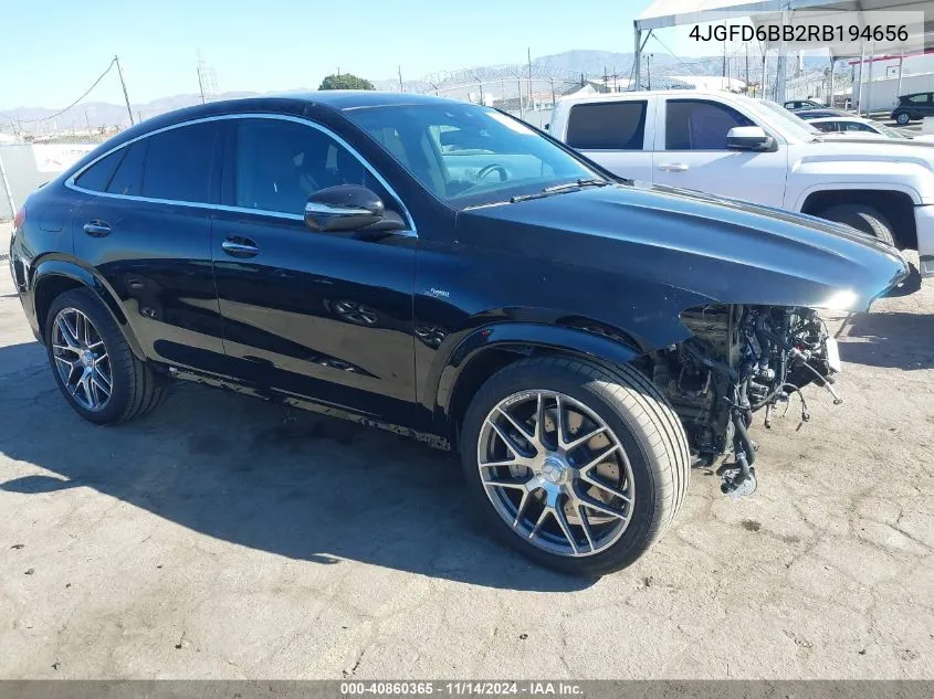 2024 Mercedes-Benz Amg Gle 53 Coupe 4Matic+ VIN: 4JGFD6BB2RB194656 Lot: 40860365