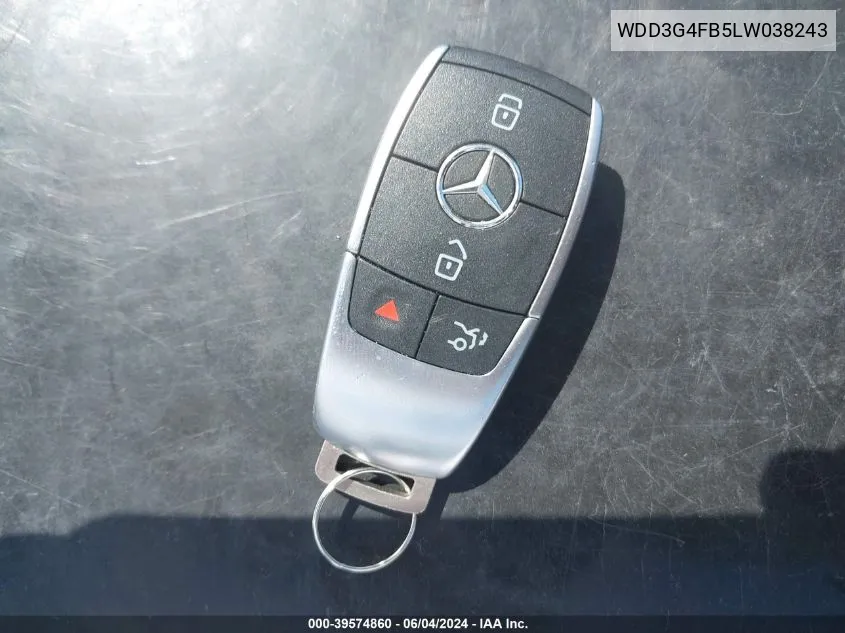 2020 Mercedes-Benz A 220 4Matic VIN: WDD3G4FB5LW038243 Lot: 39574860