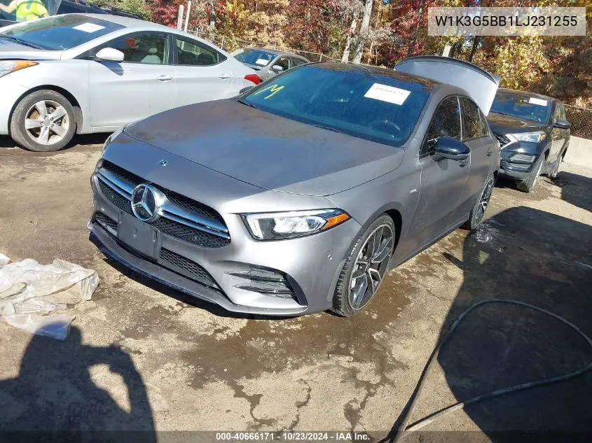 2020 Mercedes-Benz Amg A 35 4Matic VIN: W1K3G5BB1LJ231255 Lot: 40666171