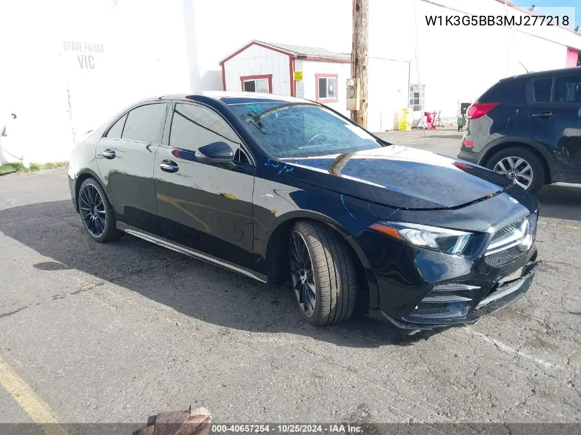 2021 Mercedes-Benz Amg A 35 4Matic VIN: W1K3G5BB3MJ277218 Lot: 40657254