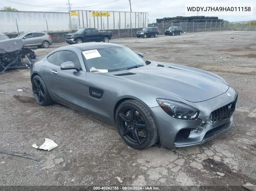 2017 Mercedes-Benz Amg Gt VIN: WDDYJ7HA9HA011158 Lot: 40242755