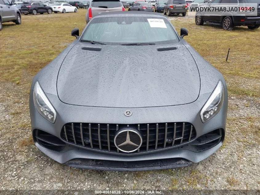 2018 Mercedes-Benz Amg Gt VIN: WDDYK7HA8JA019349 Lot: 40518539