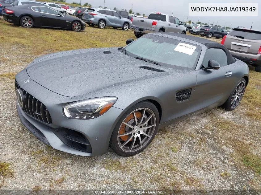 2018 Mercedes-Benz Amg Gt VIN: WDDYK7HA8JA019349 Lot: 40518539