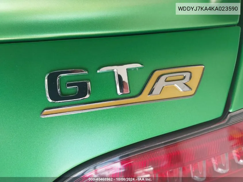 WDDYJ7KA4KA023590 2019 Mercedes-Benz Amg Gt R