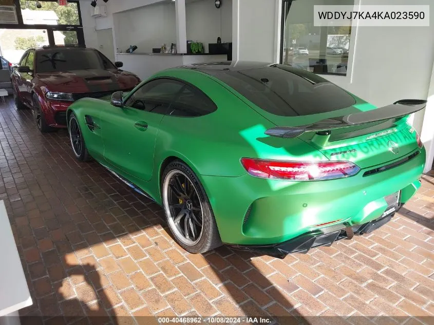 2019 Mercedes-Benz Amg Gt R VIN: WDDYJ7KA4KA023590 Lot: 40468962