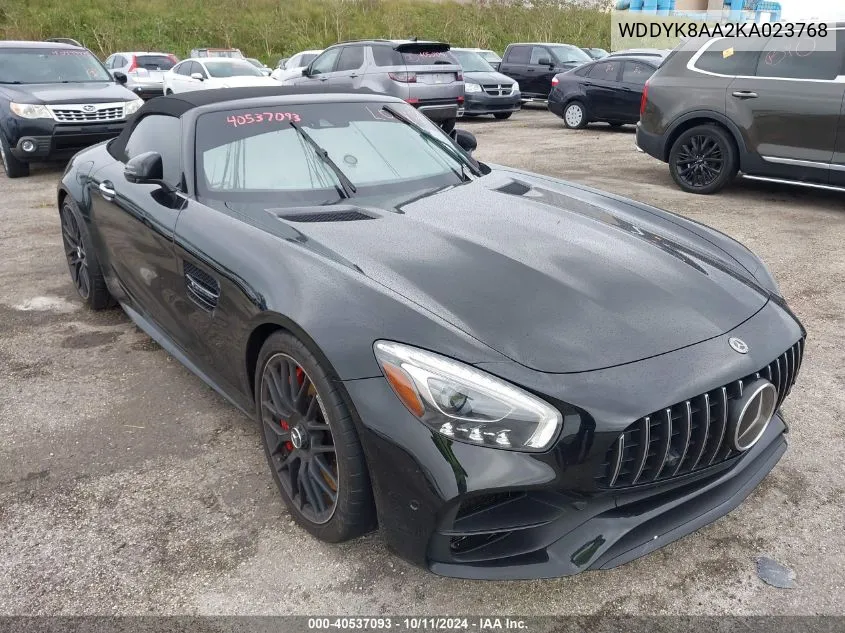 2019 Mercedes-Benz Amg Gt C VIN: WDDYK8AA2KA023768 Lot: 40537093