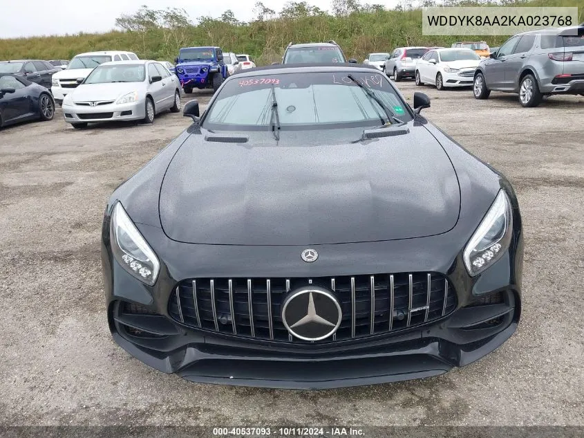 2019 Mercedes-Benz Amg Gt C VIN: WDDYK8AA2KA023768 Lot: 40537093