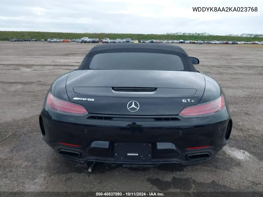 2019 Mercedes-Benz Amg Gt C VIN: WDDYK8AA2KA023768 Lot: 40537093