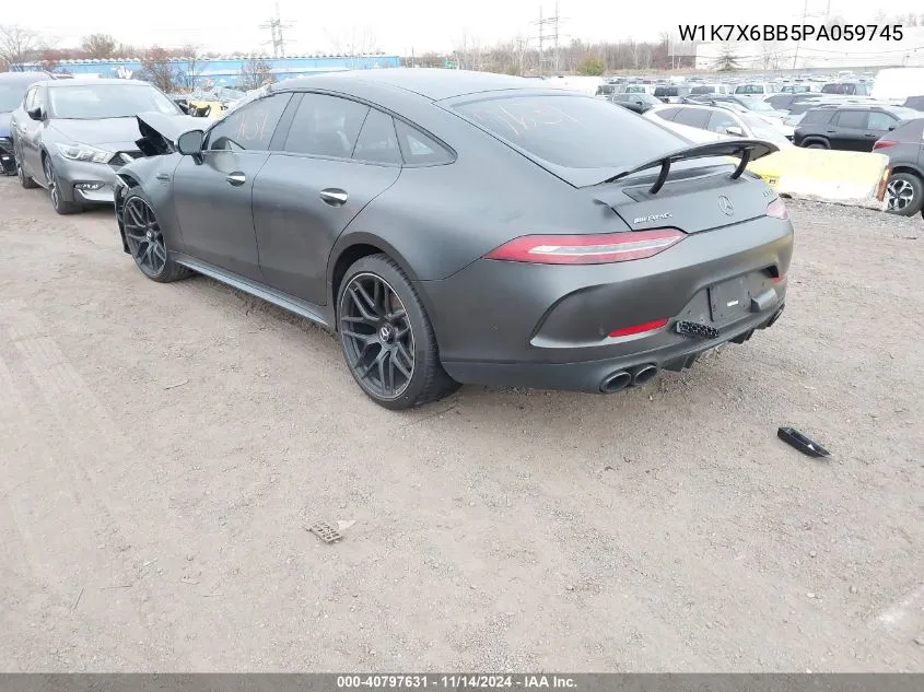 2023 Mercedes-Benz Amg Gt 53 4-Door Coupe VIN: W1K7X6BB5PA059745 Lot: 40797631