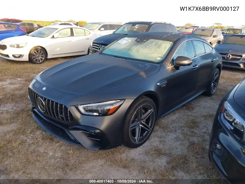 2024 Mercedes-Benz Amg Gt 53 4-Door Coupe 53 VIN: W1K7X6BB9RV000127 Lot: 40517403