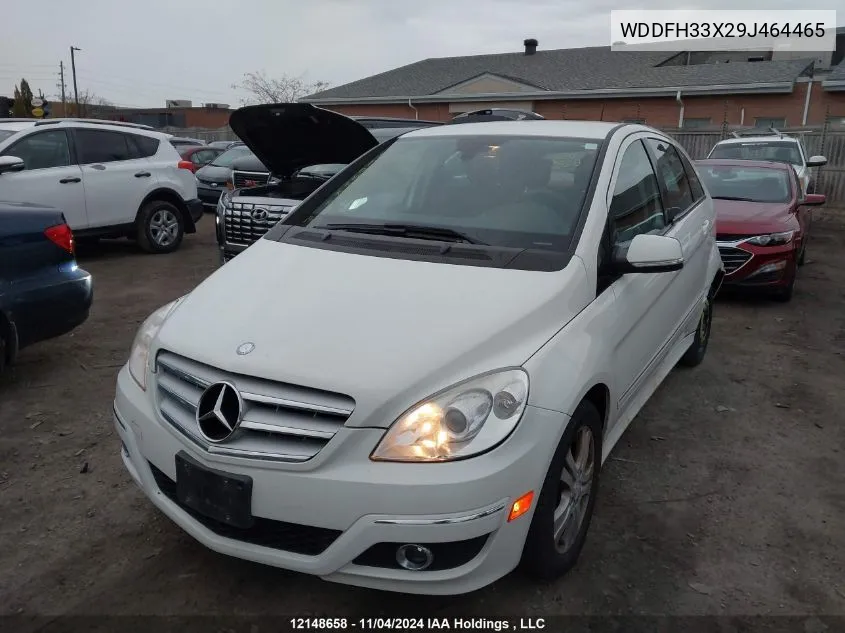 2009 Mercedes-Benz B-Class VIN: WDDFH33X29J464465 Lot: 12148658