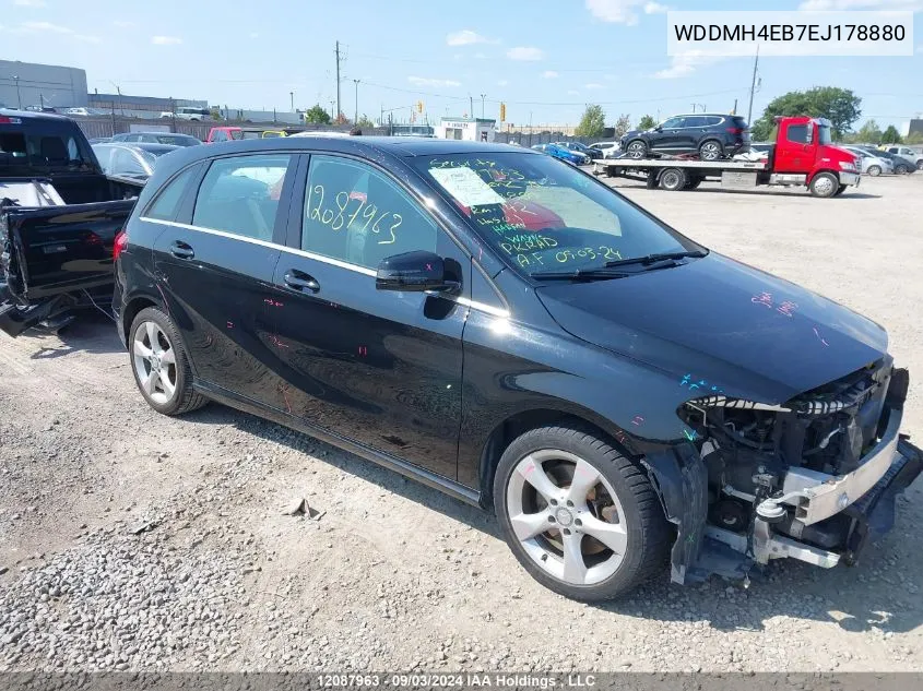 2014 Mercedes-Benz B-Class VIN: WDDMH4EB7EJ178880 Lot: 12087963