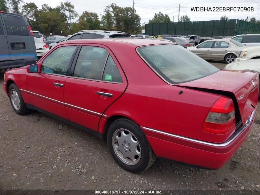 1994 Mercedes-Benz C 220 VIN: WDBHA22E8RF070908 Lot: 40518797