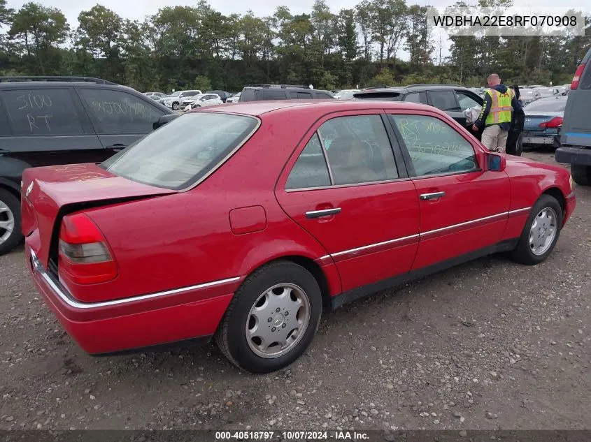 1994 Mercedes-Benz C 220 VIN: WDBHA22E8RF070908 Lot: 40518797