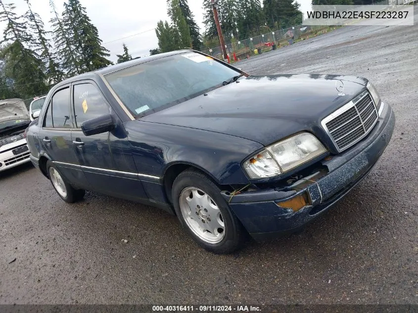 1995 Mercedes-Benz C 220 VIN: WDBHA22E4SF223287 Lot: 40316411