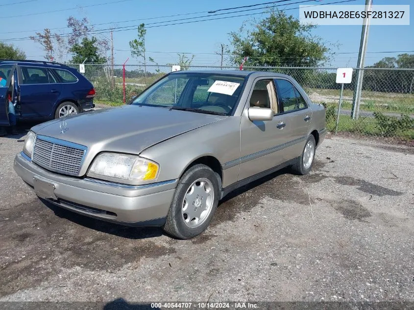 1995 Mercedes-Benz C 280 VIN: WDBHA28E6SF281327 Lot: 40544707